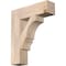 Ekena Millwork Balboa Block Smooth Bracket, Douglas Fir, 5 1/2"W x 22"D x 26"H BKT06X22X26BOA05SDF - alternate 1